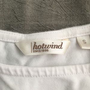 Faux one off shoulder shirt